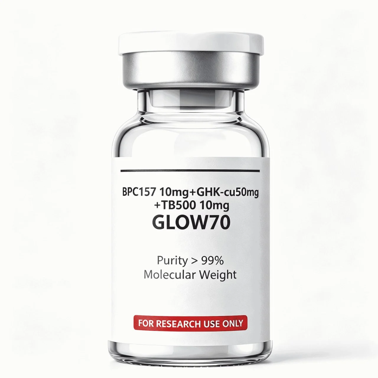 BPC-157 + GHK-Cu + TB-500 (GLOW70)